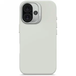 Decoded AntiMicrobial Silicone Backcover with MagSafe for iPhone 16 - Grayeng