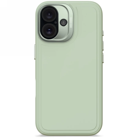 178207_1 Decoded AntiMicrobial Silicone Stacks Backcover Case with MagSafe for iPhone 16 - Greeneng