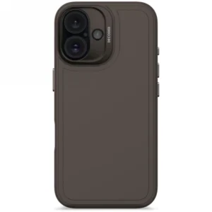 Decoded AntiMicrobial Silicone Stacks Backcover Case with MagSafe for iPhone 16 - Blackeng