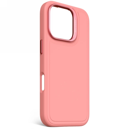 178226_2 Decoded AntiMicrobial Silicone Stacks Backcover with MagSafe for iPhone 16 Pro - Pinkeng