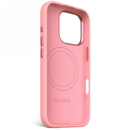 178226_3 Decoded AntiMicrobial Silicone Stacks Backcover with MagSafe for iPhone 16 Pro - Pinkeng