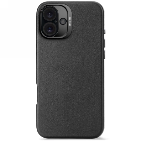 Decoded Leather Backcover case with MagSafe for iPhone 16 Plus - blackeng