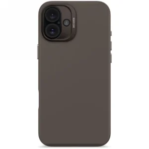 Decoded AntiMicrobial Silicone Backcover MagSafe for iPhone 16 Plus - Browneng