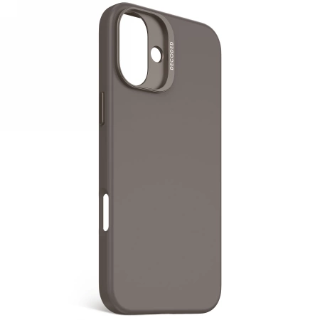 Decoded AntiMicrobial Silicone Backcover MagSafe for iPhone 16 Plus - Browneng
