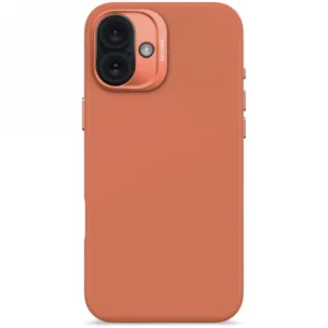 Decoded AntiMicrobial Silicone Backcover with MagSafe for iPhone 16 Plus - Orangeeng