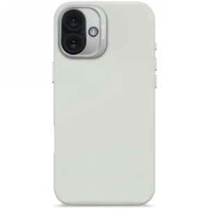 Decoded AntiMicrobial Silicone Backcover with MagSafe for iPhone 16 Plus - Grayeng