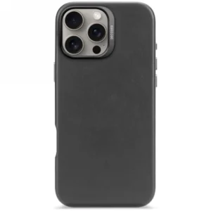Decoded Leather Backcover case with MagSafe for iPhone 16 Pro Max - blackeng