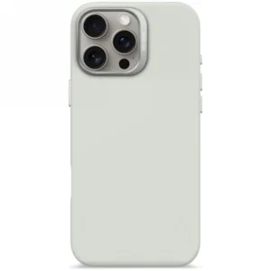 Decoded AntiMicrobial Silicone Backcover with MagSafe for iPhone 16 Pro Max - Grayeng
