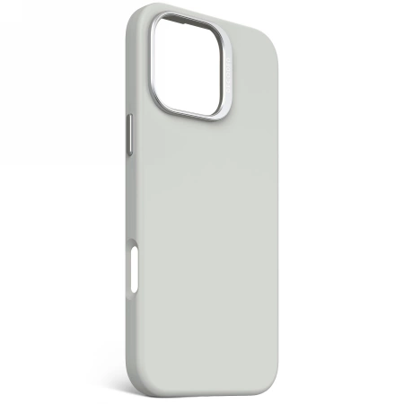178249_2 Decoded AntiMicrobial Silicone Backcover with MagSafe for iPhone 16 Pro Max - Grayeng