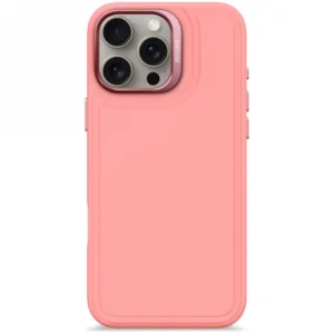 Decoded AntiMicrobial Silicone Stacks Backcover with MagSafe for iPhone 16 Pro Max - Pinkeng