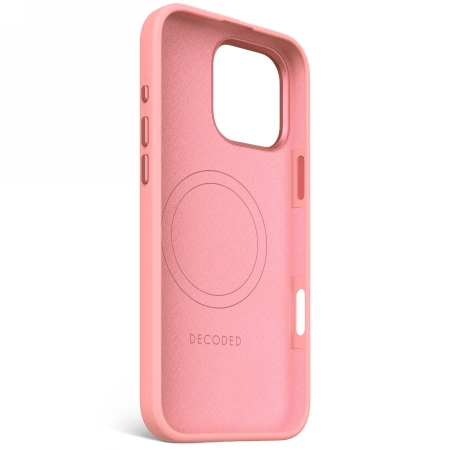 178250_3 Decoded AntiMicrobial Silicone Stacks Backcover with MagSafe for iPhone 16 Pro Max - Pinkeng