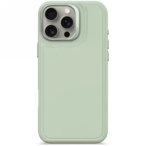 Decoded AntiMicrobial Silicone Stacks Backcover Case with MagSafe for iPhone 16 Pro Max - Greeneng