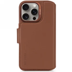 Decoded Leather Detachable Wallet MagSafe Case with Wallet for iPhone 16 Pro - Browneng