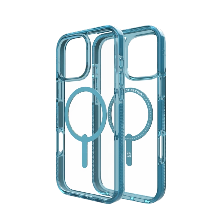 ZAGG Santa Cruz Snap MagSafe Case for iPhone 16 Pro Max - Blueeng
