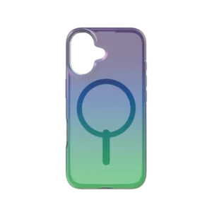 ZAGG Milan Snap Case with MagSafe for iPhone 16 - Green/Purpleeng
