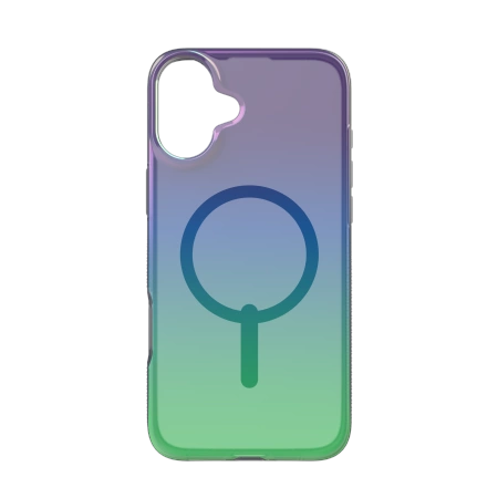 178280_1 ZAGG Milan Snap Case with MagSafe for iPhone 16 Plus - Green/Purpleeng