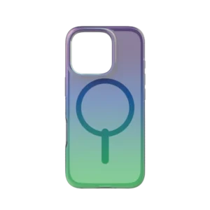 ZAGG Milan Snap Case with MagSafe for iPhone 16 Pro - Green/Purpleeng