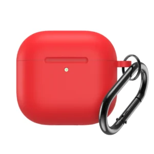 Silicone Case for Airpods 4 with Carabiner - Redeng