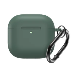 Silicone Case for Airpods 4 with Carabiner - Greeneng