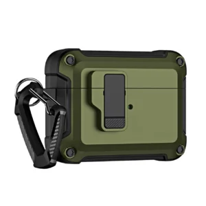 Airpods 4 Pro Armor Case with Carabiner - Greeneng