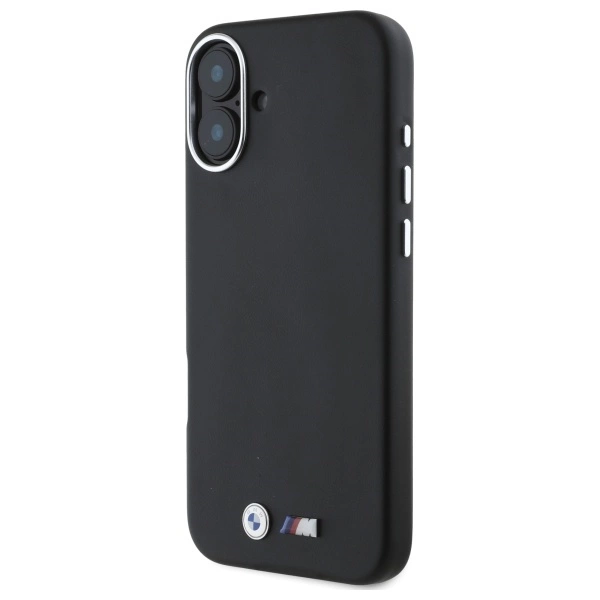 BMW M Smooth Full Wrapped Metal MagSafe case for iPhone 16 - blackeng