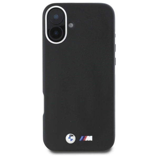 BMW M Smooth Full Wrapped Metal MagSafe case for iPhone 16 - blackeng