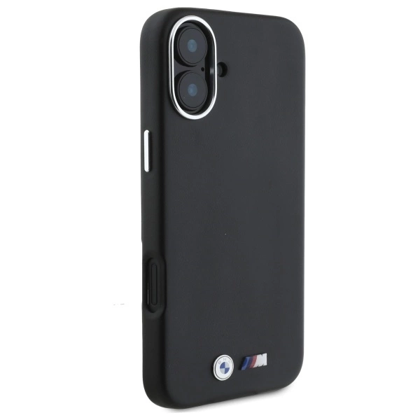 BMW M Smooth Full Wrapped Metal MagSafe case for iPhone 16 - blackeng
