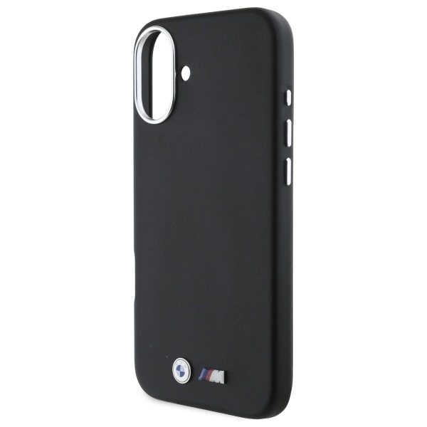 BMW M Smooth Full Wrapped Metal MagSafe case for iPhone 16 - blackeng