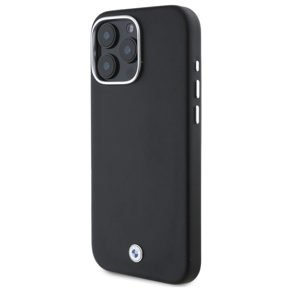 BMW Sign Full Wrapped Metal MagSafe Case for iPhone 16 Pro Max - Blackeng