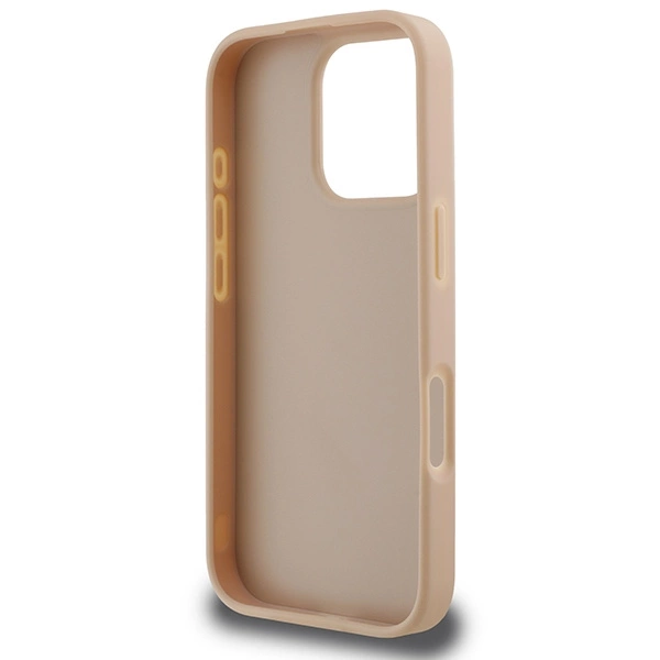 DKNY Checkered Pattern & Printed Stripes iPhone 16 Pro Max Case - Pinkeng