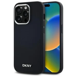 DKNY Plain Logo MagSafe iPhone 14 Pro Case - Blackeng