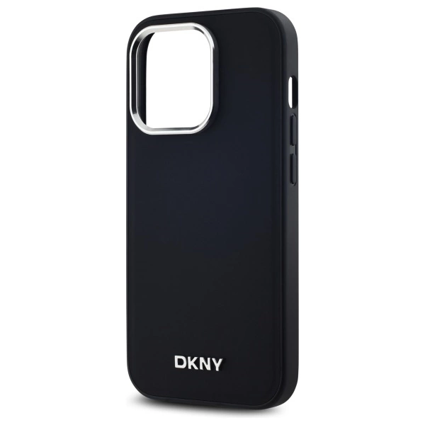 DKNY Plain Logo MagSafe iPhone 14 Pro Case - Blackeng