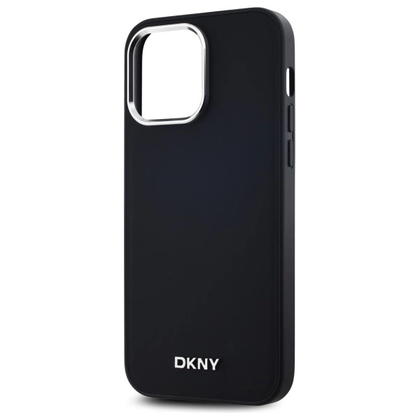 DKNY Plain Logo MagSafe iPhone 14 Pro Max Case - Blackeng
