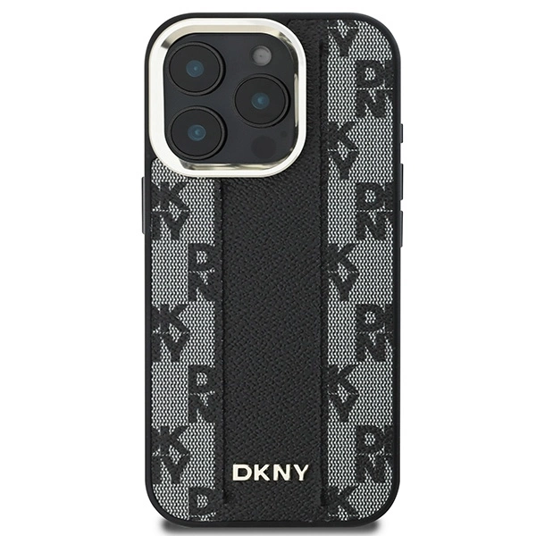 DKNY Checkered Pattern Magsafe iPhone 16 Pro Max Case - Blackeng