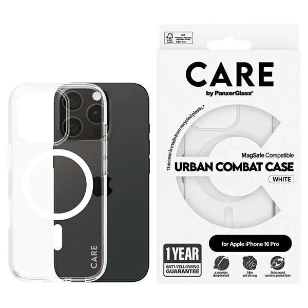 CARE by PanzerGlass Flagship Case iPhone 16 Pro 6.3"" black/black MagSafe 1346eng
