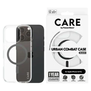 CARE by PanzerGlass Flagship Case iPhone 16 Pro 6.3"" black/black MagSafe 1346eng