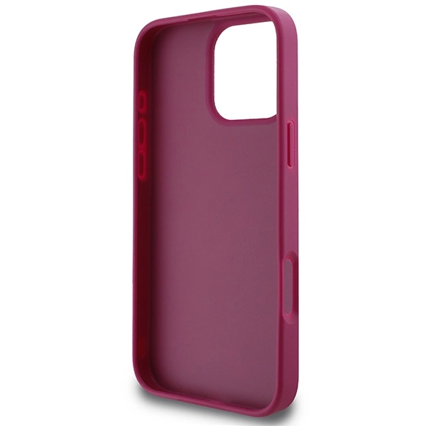 Guess Glitter Script Big 4G iPhone 16 Pro Case - Purpleeng