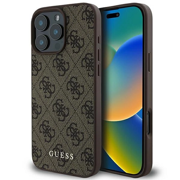 Guess 4G Classic iPhone 16 Pro Max Case - Browneng