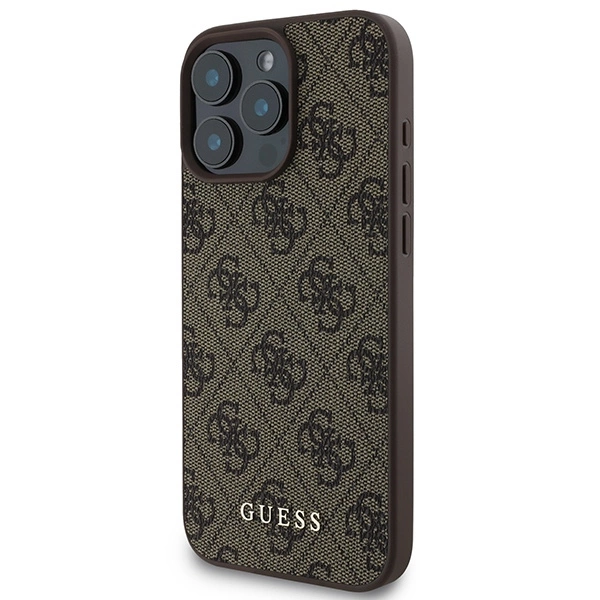 Guess 4G Classic iPhone 16 Pro Max Case - Browneng