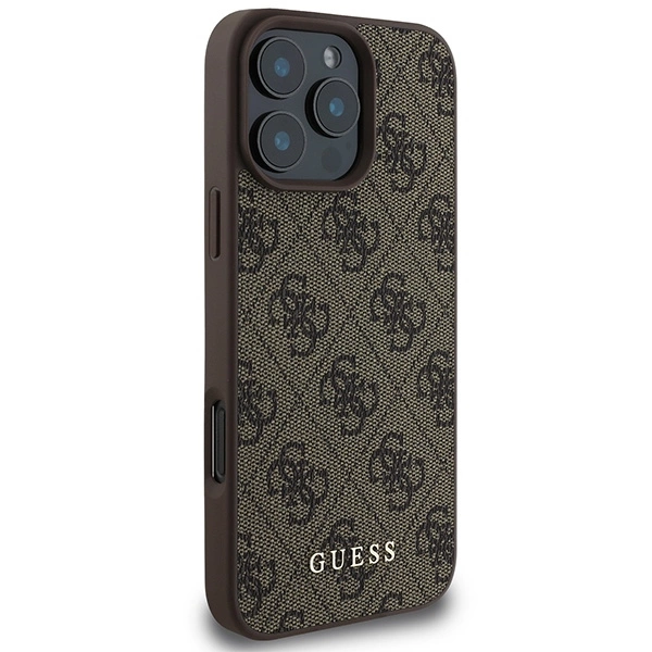 Guess 4G Classic iPhone 16 Pro Max Case - Browneng