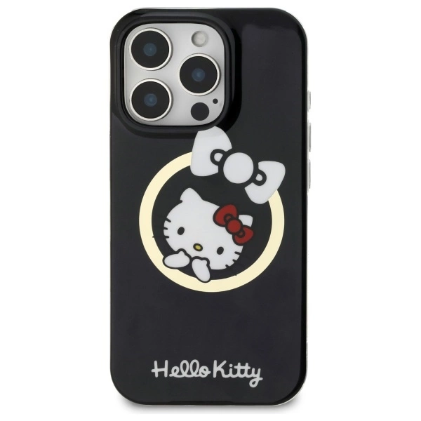 Hello Kitty IML Fun Bow Magsafe iPhone 16 Pro Case - Blackeng