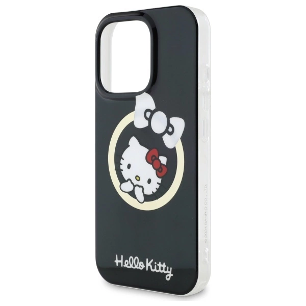 Hello Kitty IML Fun Bow Magsafe iPhone 16 Pro Case - Blackeng