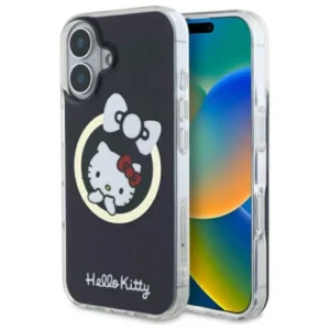 Hello Kitty IML Fun bow Magsafe iPhone 16 Case - Blackeng