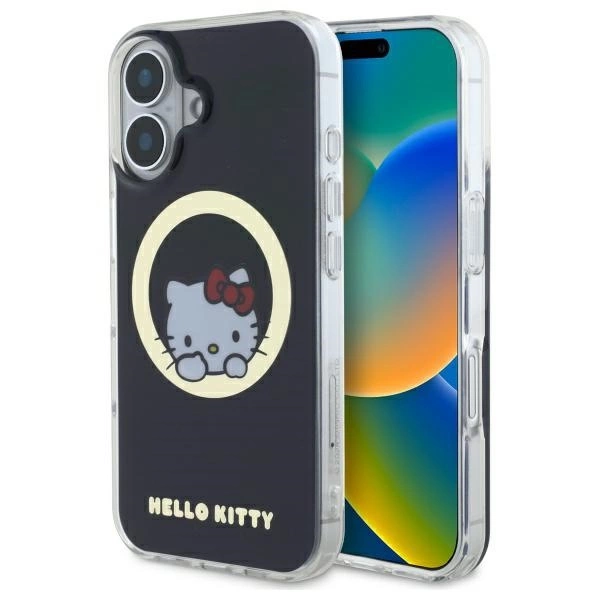 Hello Kitty IML Sweet Kitty Magsafe iPhone 16 Case - Blackeng