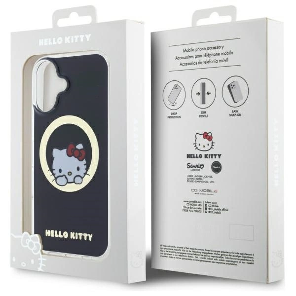 Hello Kitty IML Sweet Kitty Magsafe iPhone 16 Case - Blackeng