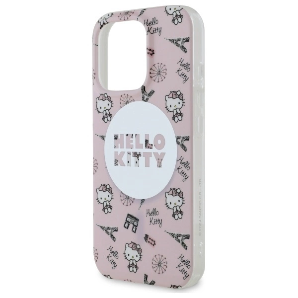 Hello Kitty IML All Over Paris Magsafe Case for iPhone 16 Pro Max - Pinkeng