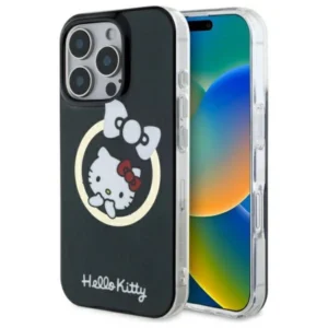 Hello Kitty IML Fun bow Magsafe iPhone 16 Pro Max Case - Blackeng