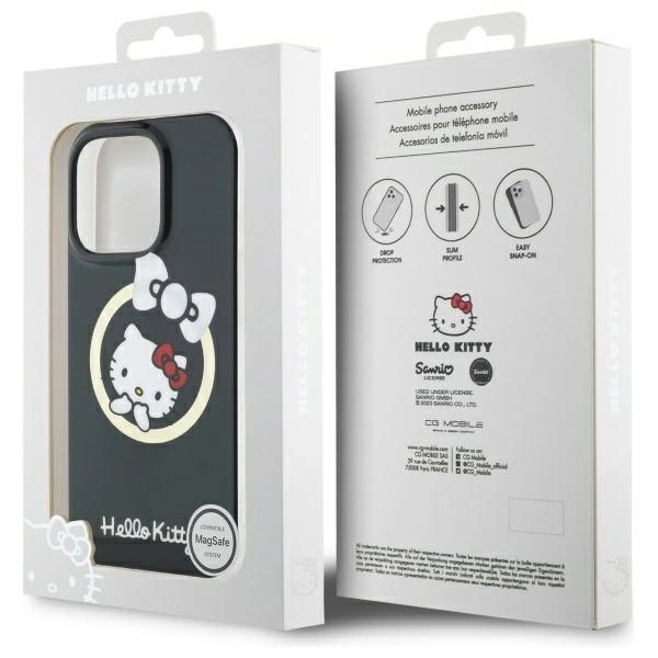 Hello Kitty IML Fun bow Magsafe iPhone 16 Pro Max Case - Blackeng