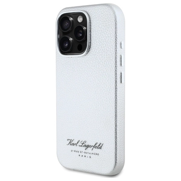 Karl Lagerfeld Hotel RSG iPhone 16 Pro Case - Grayeng