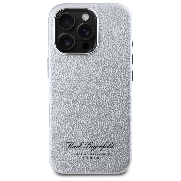 Karl Lagerfeld Hotel RSG iPhone 16 Pro Case - Grayeng